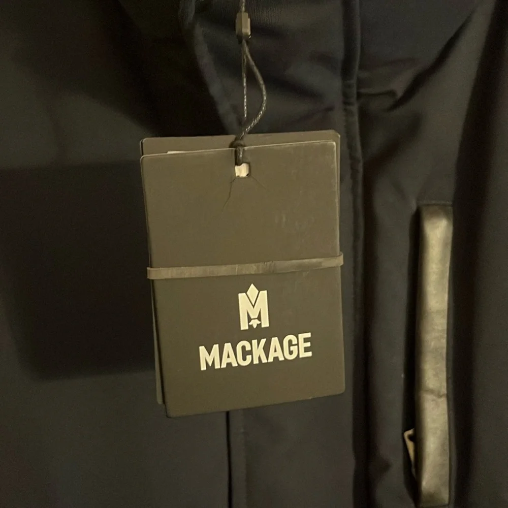 Mackage men’s Dixon NFR down filled fur puffer jacket bomber coat NEW - Picture 5 of 8